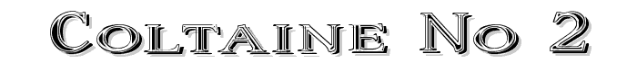 Coltaine No 2 font